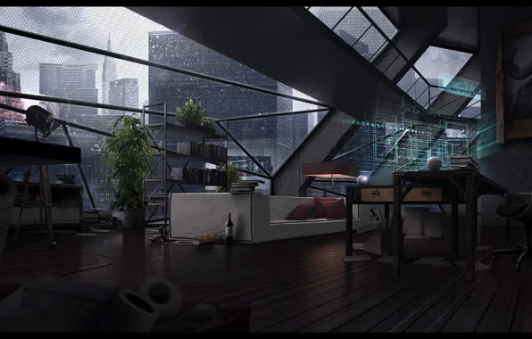 Picture comfort, mesh, interior, the room, THE LOFT