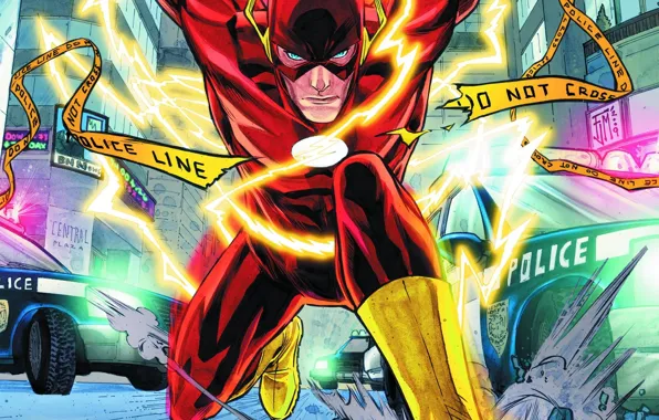 City, comics, flash, barry allen