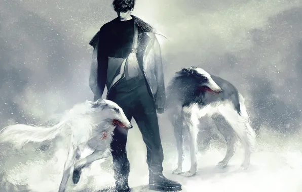 Cold, blood, the demon, mouth, guy, game, Blizzard, dogs