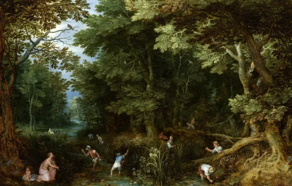 Picture picture, mythology, Jan Brueghel the elder, Latona and the Peasants