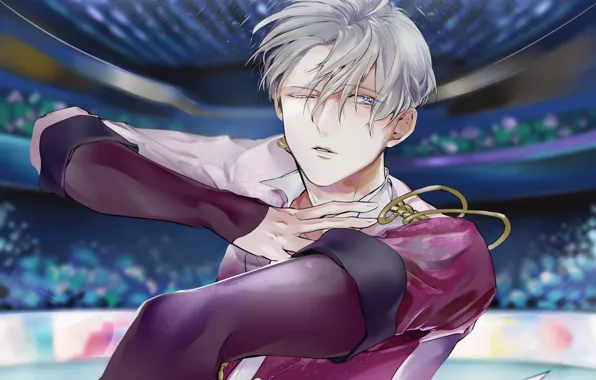 Guy, Yuri on Ice, Yuri on the ice, Viktor Nikiforov, art, anime