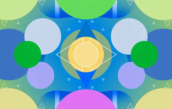 Color, circles, triangles, a remake, hellena