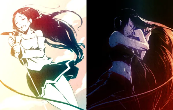 Picture girl, joy, tears, microphone, hatsune miku, side, singing, Marceline