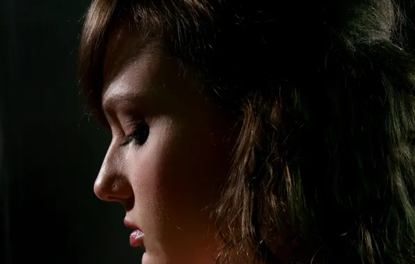 Girl, face, background, model, hair, Irma D