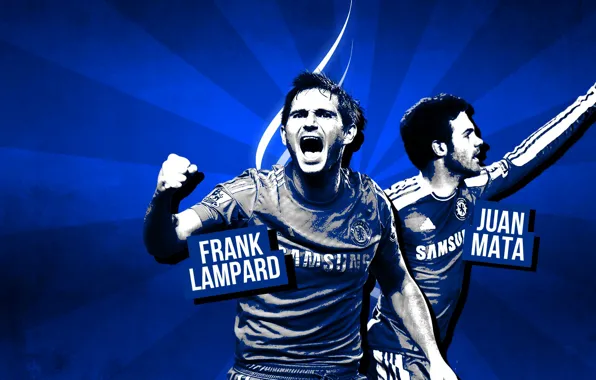Picture Blues, Frank Lampard, Chelsea FC, FC Chelsea, Juan Mata