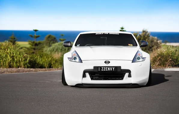 Picture Nissan, tuning, the front, stance, nissan 370z