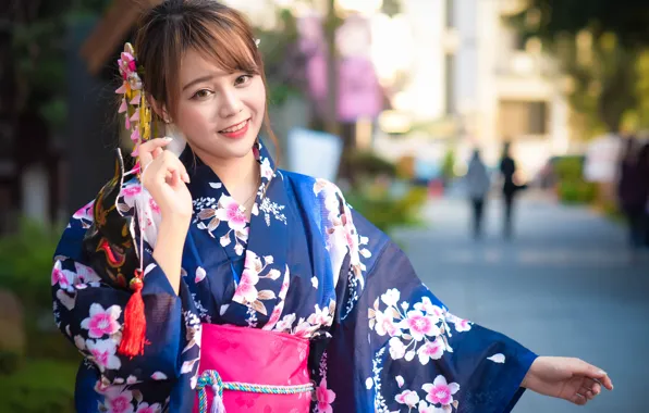 Picture summer, girl, smile, style