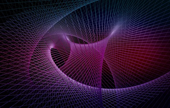 Picture line, background, fractal, geometry