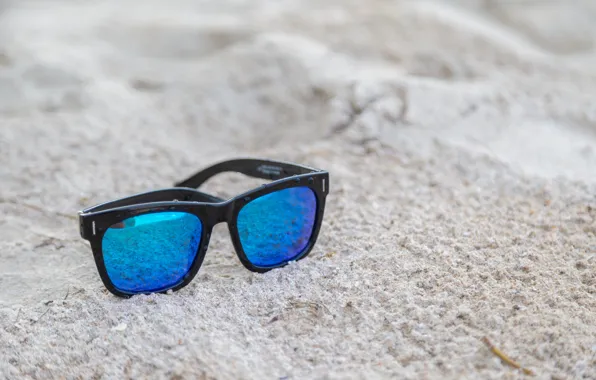 Sand, sea, beach, summer, stay, glasses, summer, beach