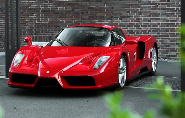 Supercar, red, Ferrari Enzo, Ferrari Enzo