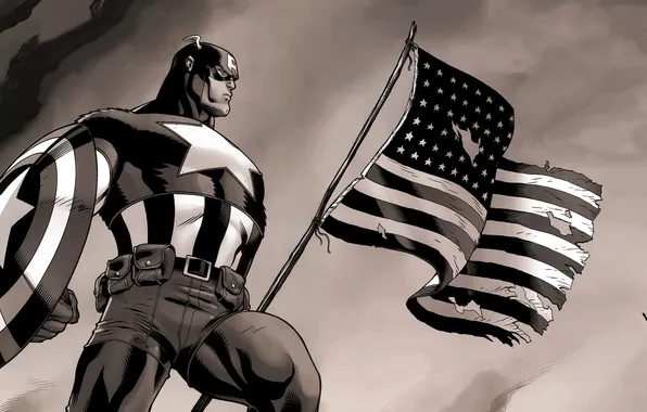 Picture marvel, comic, comics, captain america, captain America, super hero