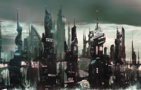 The city, Future, Skyscrapers