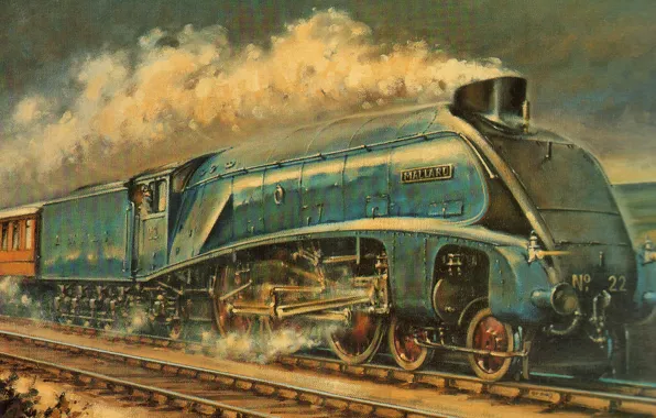 Train, train, Wet Cement, Mallard