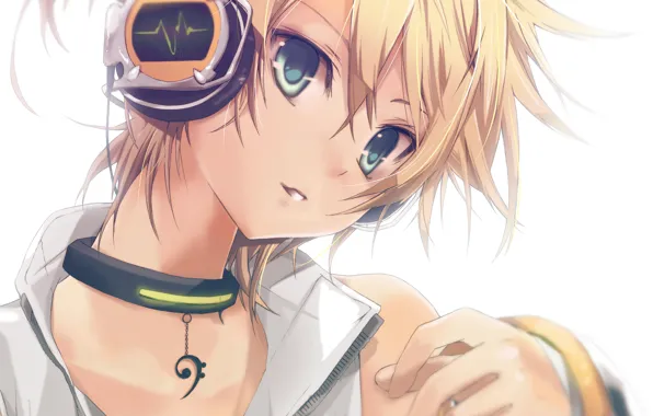 Look, anime, art, Vocaloid, Vocaloid, character, Len