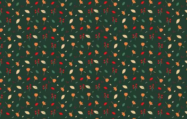 Leaves, background, dark green, pattern, plants, texture, flowers, ornament