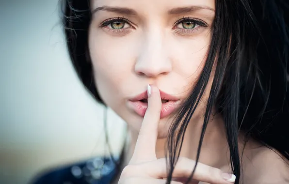 Eyes, look, girl, portrait, Angelina, mouth face