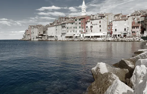 Picture promenade, Croatia, Croatia, Rovinj, Rovinj, old town, Rovigno