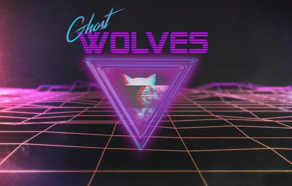 Music, Neon, Logo, Background, Retro, Synthpop, Darkwave, Synth