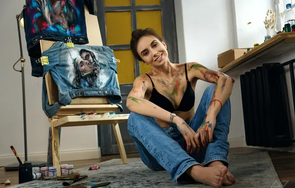 Model, artist, photoshoot, Alexander Yushkevich