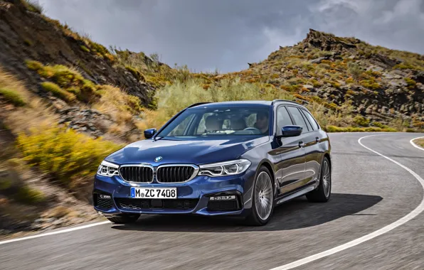 Picture the sky, markup, vegetation, the slopes, BMW, mountain road, universal, xDrive