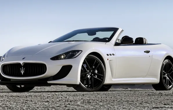 Maserati, Machine, White, Desktop, Maserati, Car, Car, Beautiful