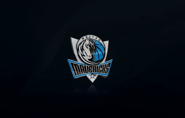 Picture Black, Blue, Basketball, Background, Logo, NBA, Dallas, Dallas