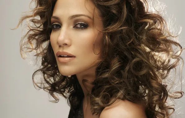 Picture hair, actress, singer, Jennifer Lopez, curls, curls, Jennifer Lopez