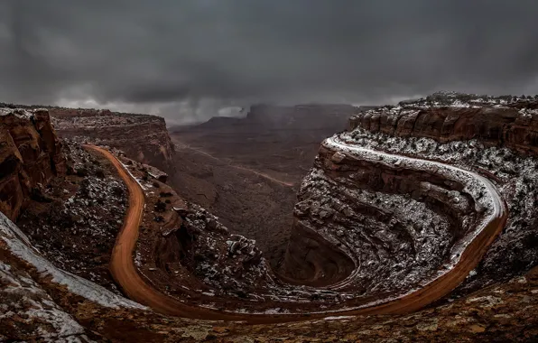 Road, canyon, Utah, Endless Road, Shaffer Canyon