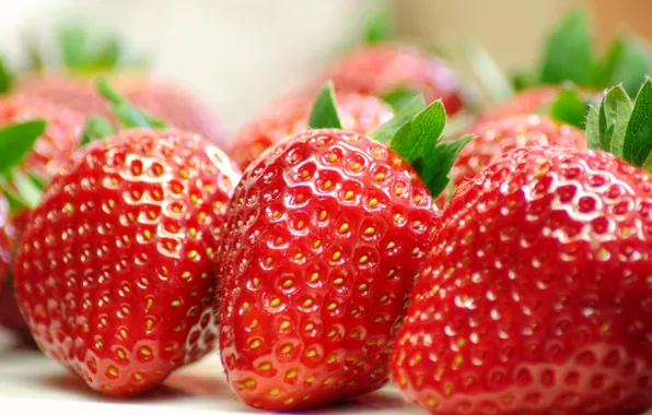 Picture macro, berries, food, strawberry