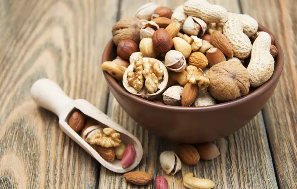 Spoon, Cup, Nuts, Cuts