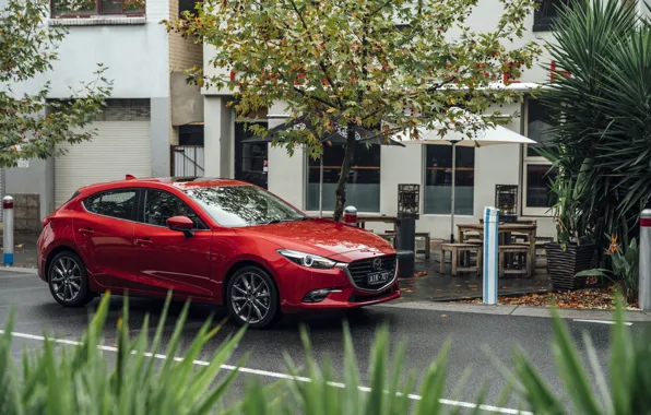 Picture Red, Mazda, Car, Hatchback, 2016, Metallic, SP25, Astina