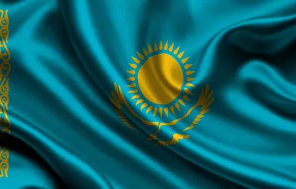 Picture flag, Kazakhstan, kazakhstan