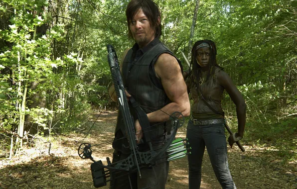 Picture forest, the series, crossbow, The Walking Dead, The walking dead, Norman Reedus, Norman Reedus, Daryl …