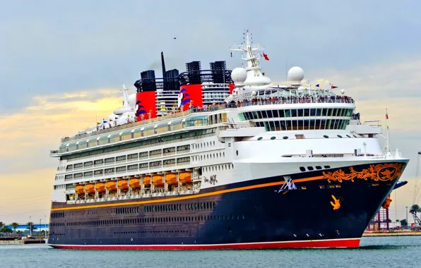 Sea, the sky, ship, liner, ship