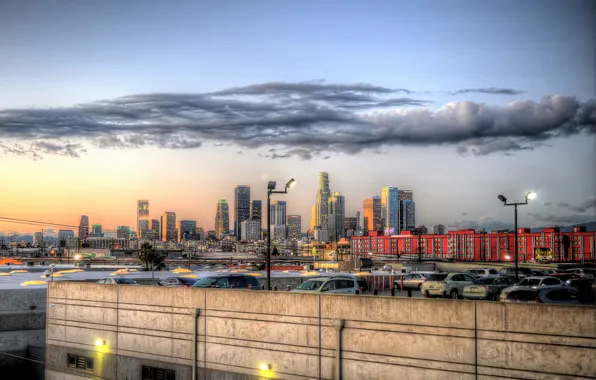 HDR, City, Los Angeles, Downtown