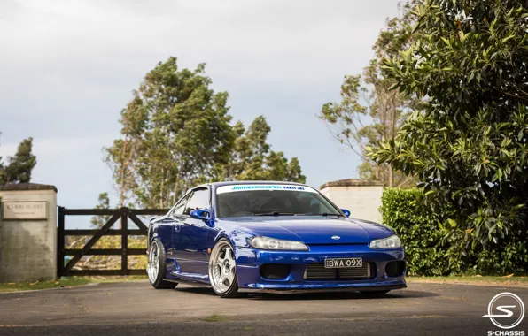 Tuning, nissan, turbo, blue, japan, Nissan, blue, jdm