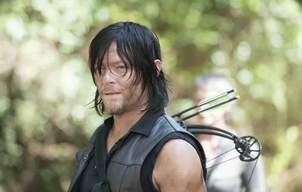 Picture the series, The Walking Dead, The walking dead, Norman Reedus, Daryl Dixon