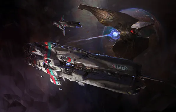 Space, Ship, Ships, Space, Art, Spaceship, Fiction, Spaceship