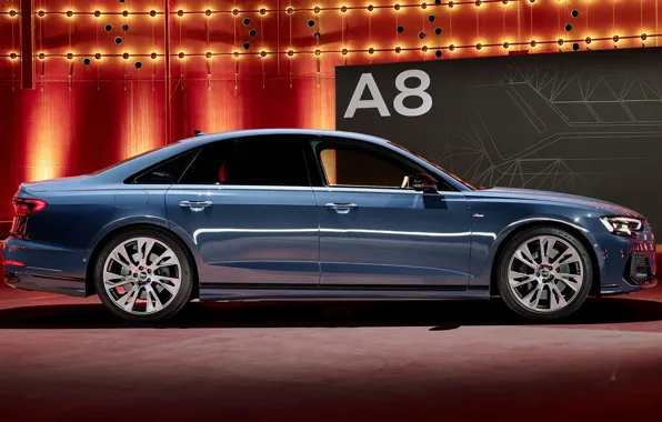Audi, exterior, 2021, Audi A8 S Line