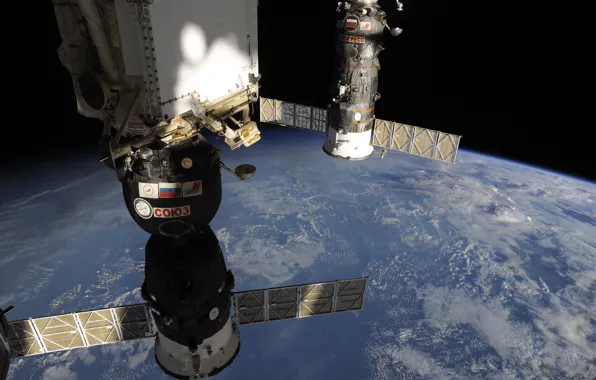 Space, Union, Progress, Earth, Russian spacecraft, RKK Energiya