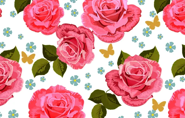 Picture flower, leaves, flowers, background, widescreen, Wallpaper, rose, texture