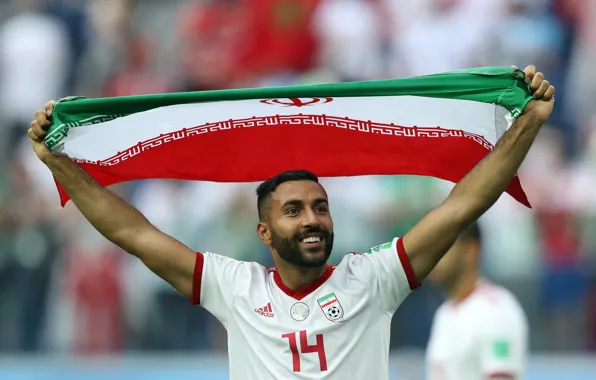 Picture Football, Sport, Soccer, Flag, Iran, Iranian, Team Melli, Iran National Football Team