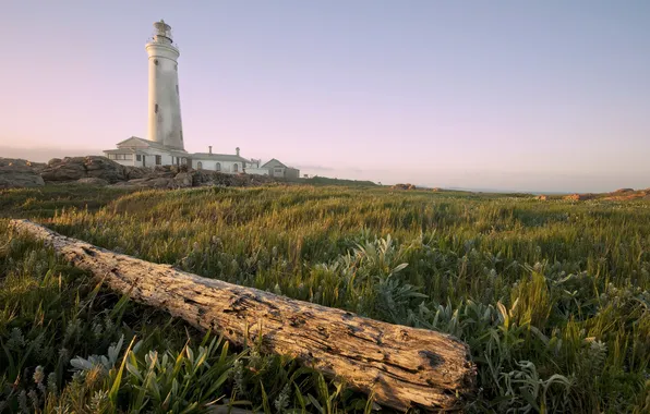 The sky, landscape, nature, lighthouse