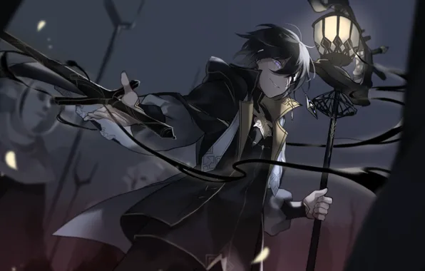 Anime, art, MAG, guy, Pixiv Fantasia
