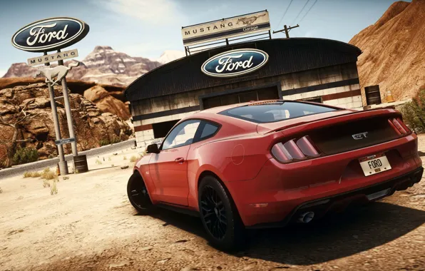 Picture Mustang, Ford, Need for Speed, nfs, 2013, Rivals, NFSR, NSF