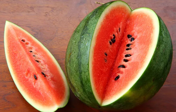 Picture watermelon, berry, piece, ripe, slice, water melon