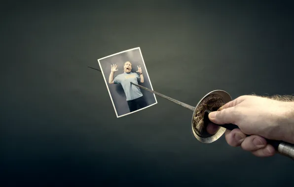 Photo, people, sword