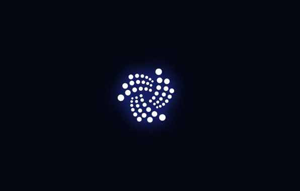 Black, logo, logo, black, fon, iota, tention