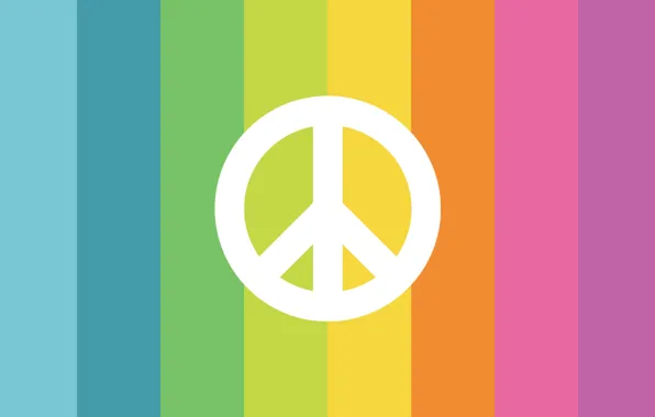Color, strip, sign, rainbow, symbol, pacifism, Pacific
