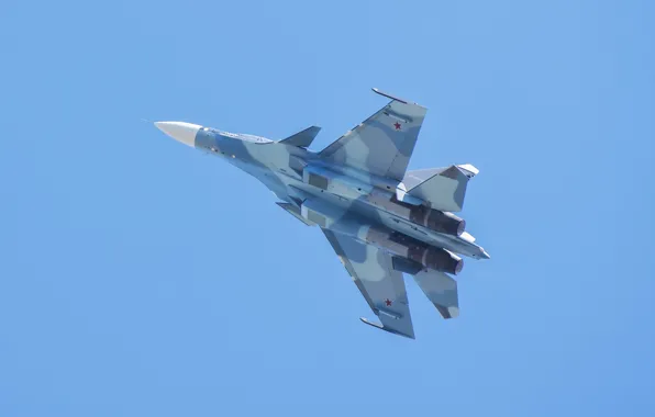 Flight, wings, fighter, Russian, multipurpose, double, Su-30CM